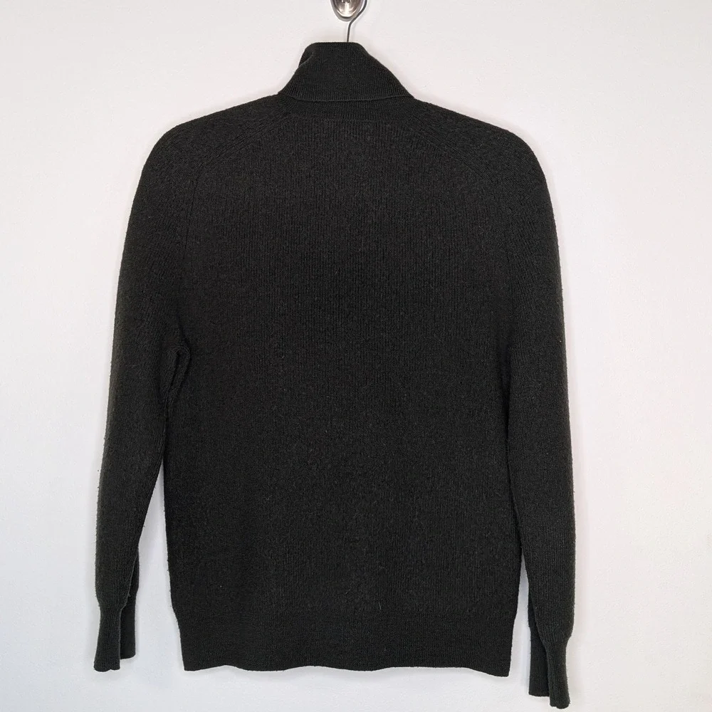 J. Crew Destination Men's Merino Wool Turtle Neck Pullover Sweater Dark Green M
